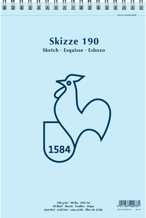 Hahnemühle Sketch Paper - Sketch Pad (Skizze) - 190 gsm