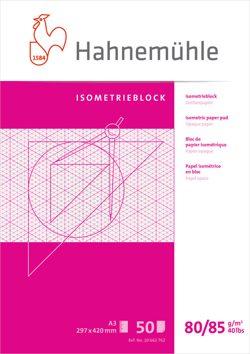 Hahnemühle Technical Papers - Isometric Paper Pad - 80/85 gsm