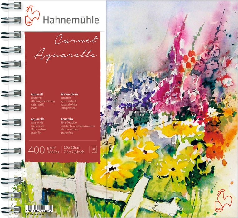 Hahnemühle Watercolour Paper - Carnet de Voyage & Carnet Aquarelle - 400 gsm
