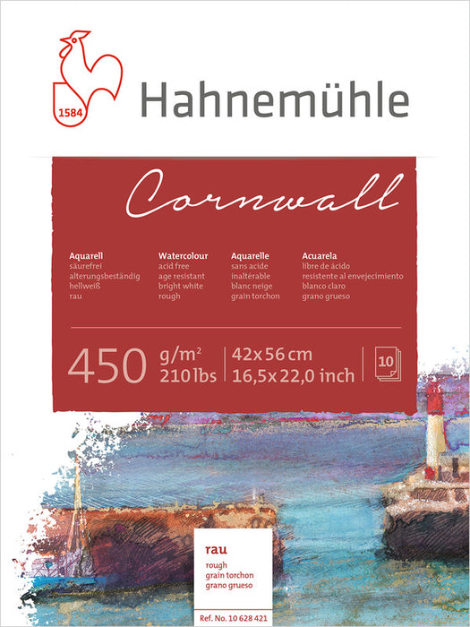 Hahnemühle Watercolour Paper - Cornwall- 450 gsm - Rough