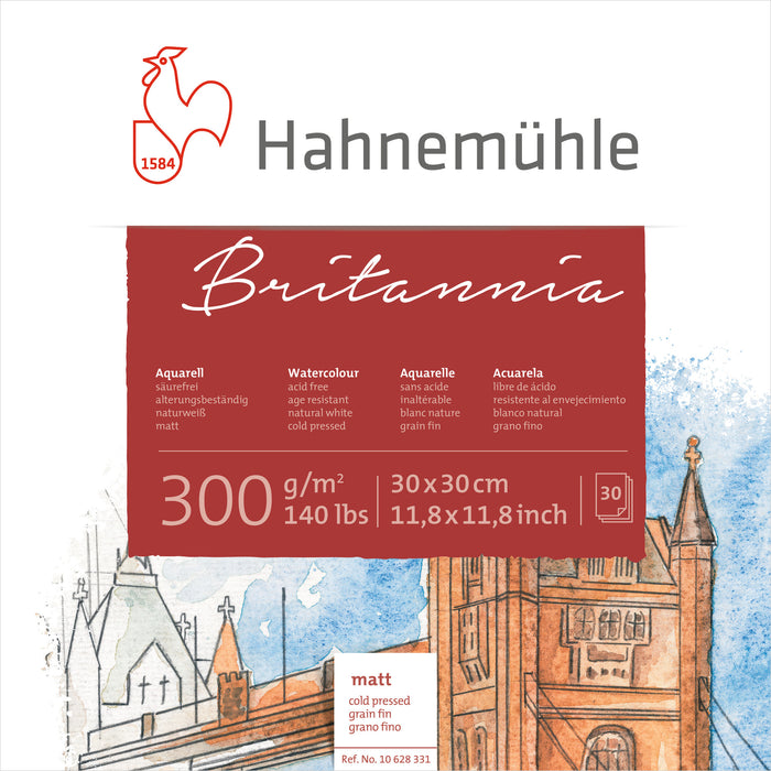 Hahnemühle Watercolour Paper - Britannia - 300 gsm - Cold-Pressed