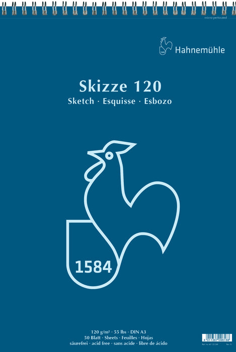 Hahnemühle Sketch Paper - Sketch Pad (Skizze) - 120 gsm