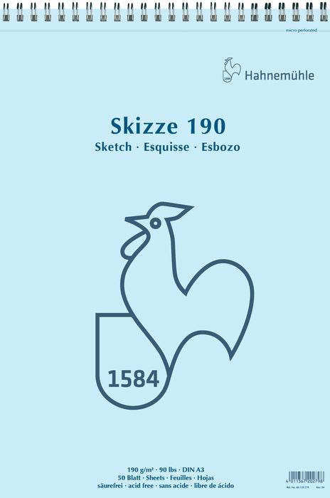 Hahnemühle Sketch Paper - Sketch Pad (Skizze) - 190 gsm