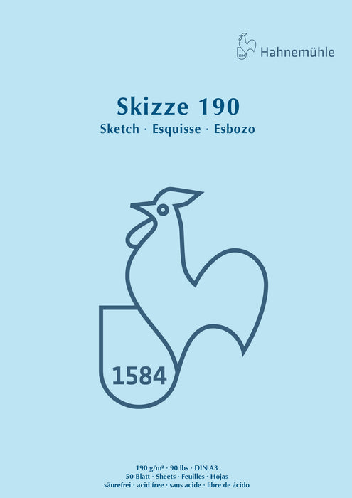 Hahnemühle Sketch Paper - Sketch Pad (Skizze) - 190 gsm