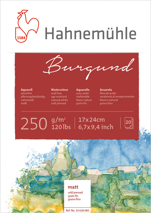 Hahnemühle Watercolour Paper - Burgund - 250 gsm