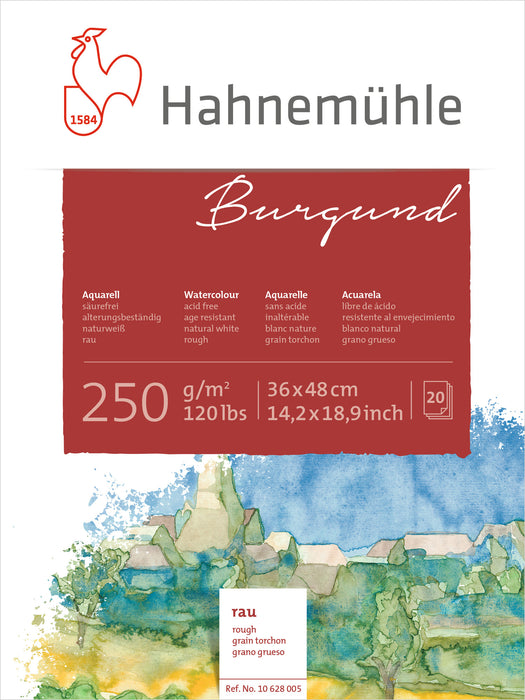 Hahnemühle Watercolour Paper - Burgund - 250 gsm