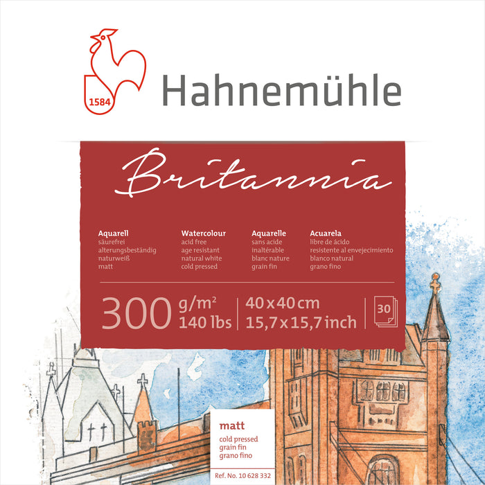 Hahnemühle Watercolour Paper - Britannia - 300 gsm - Cold-Pressed