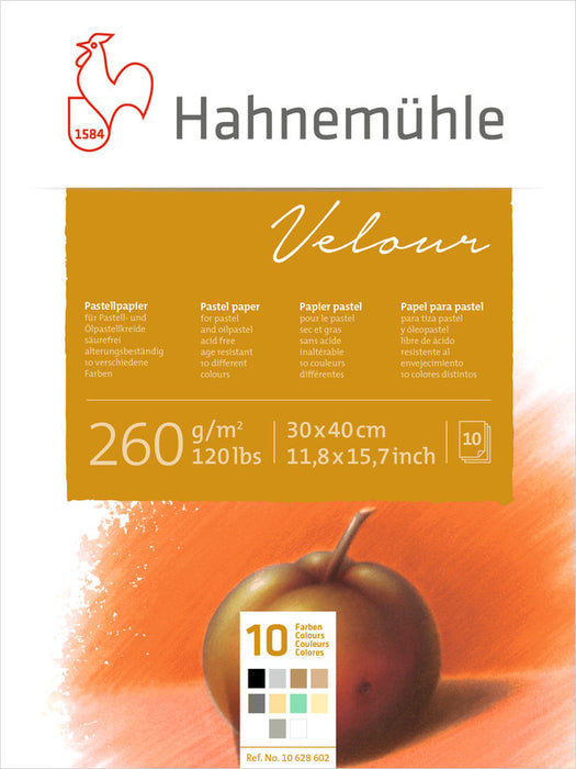 Hahnemühle Pastel Papers: Velour - 260 gsm (Pads)