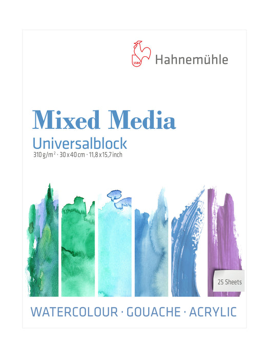 Hahnemühle Watercolour Paper - Universal Pad - Mixed Media - 310 gsm