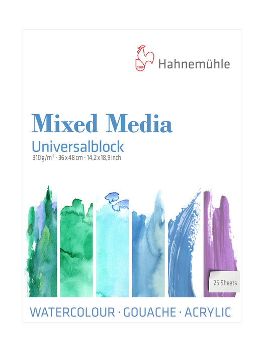 Hahnemühle Watercolour Paper - Universal Pad - Mixed Media - 310 gsm