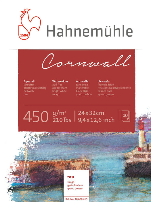 Hahnemühle Watercolour Paper - Cornwall- 450 gsm - Rough