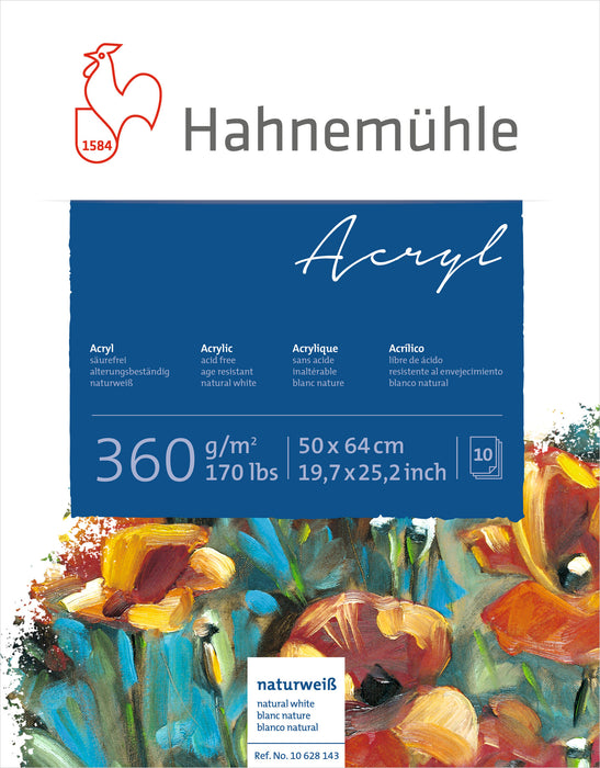 Hahnemühle Oil & Acrylic Paint Board - Acrylic Paint Board - 360 gsm
