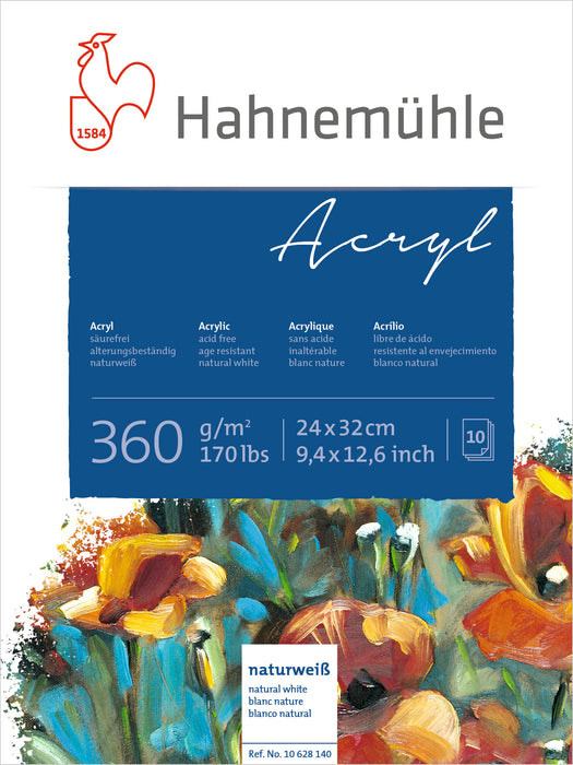 Hahnemühle Oil & Acrylic Paint Board - Acrylic Paint Board - 360 gsm
