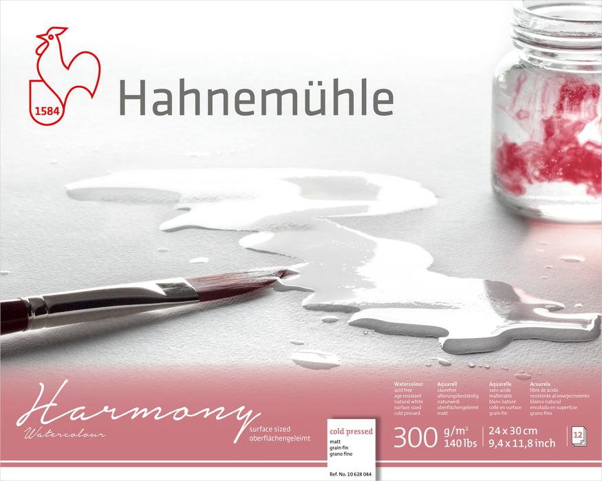 Hahnemühle Harmony Watercolour - 300 gsm - Cold-Pressed