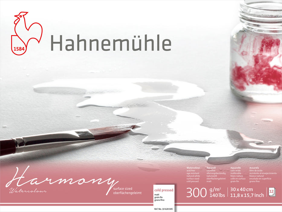 Hahnemühle Harmony Watercolour - 300 gsm - Cold-Pressed