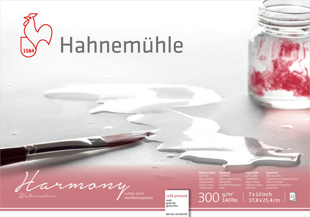 Hahnemühle Harmony Watercolour - 300 gsm - Cold-Pressed