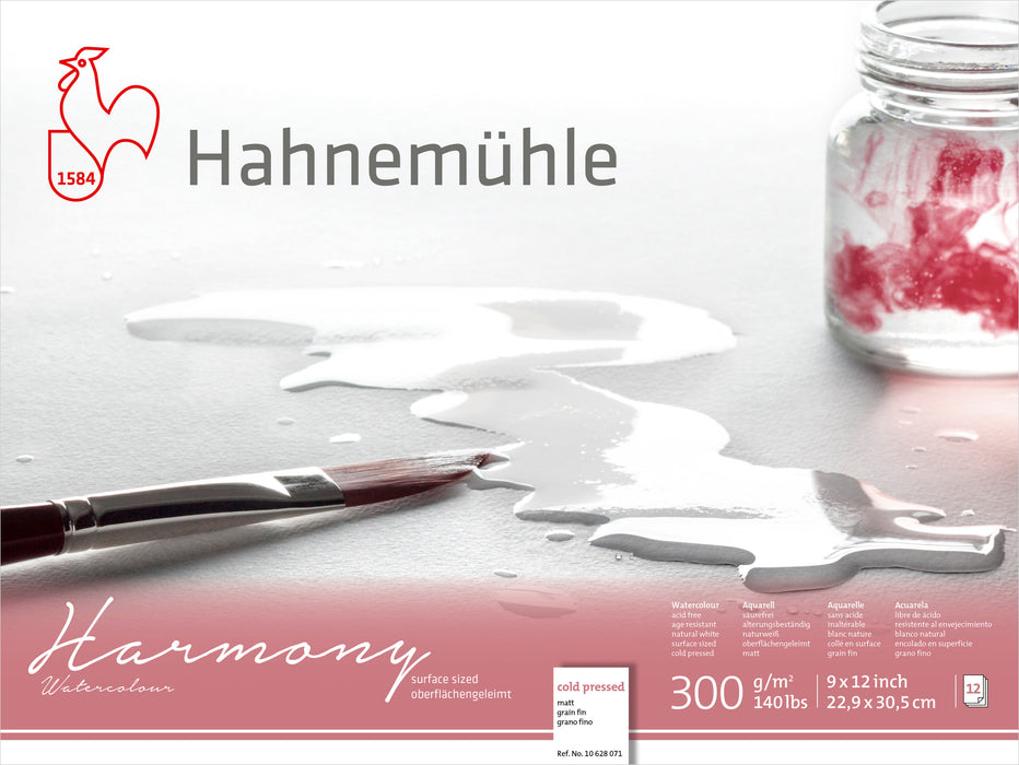 Hahnemühle Harmony Watercolour - 300 gsm - Cold-Pressed