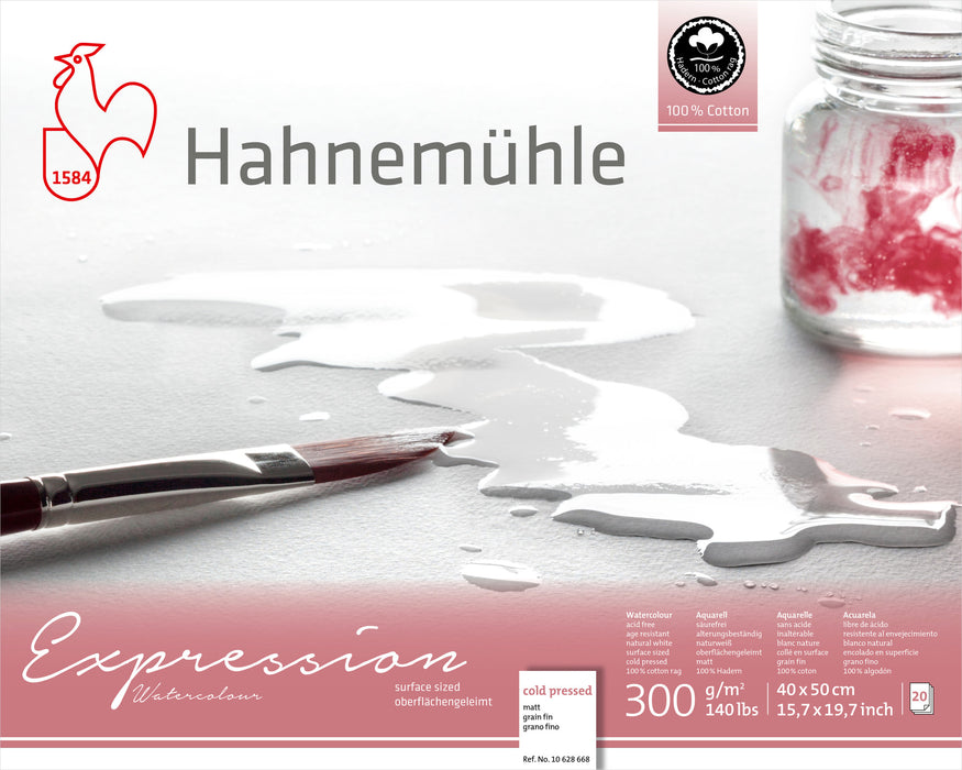 Hahnemühle Expression Watercolour - 300 gsm - Cold-Pressed