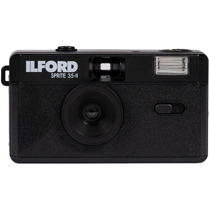 ILFORD Sprite 35-II Camera - Black & Silver and Black