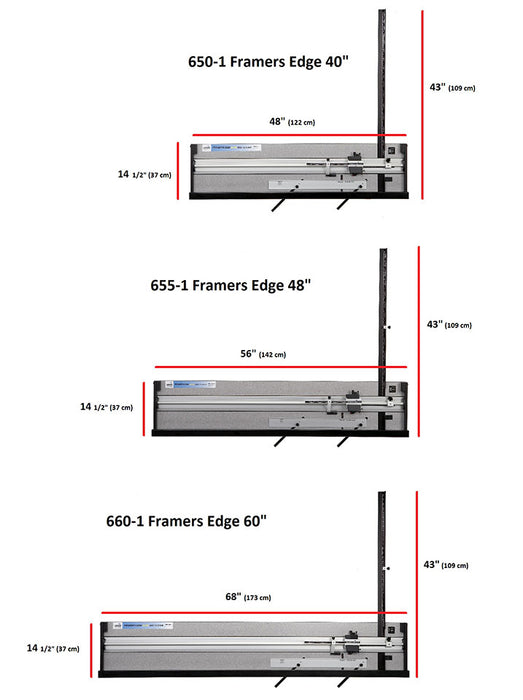 Logan 650-1 - Framer's Edge Elite - 44" (101cm) Mat Cutter (Connect with our team to get the best Discount!)
