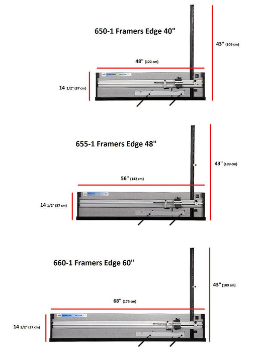 Logan 660-1 - Framer's Edge Elite - 60" (152cm) Mat Cutter