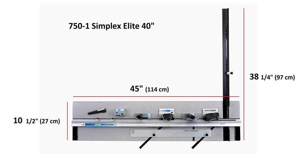 Logan 750-1 - Simplex Elite - 40" (101cm) Mat Cutter