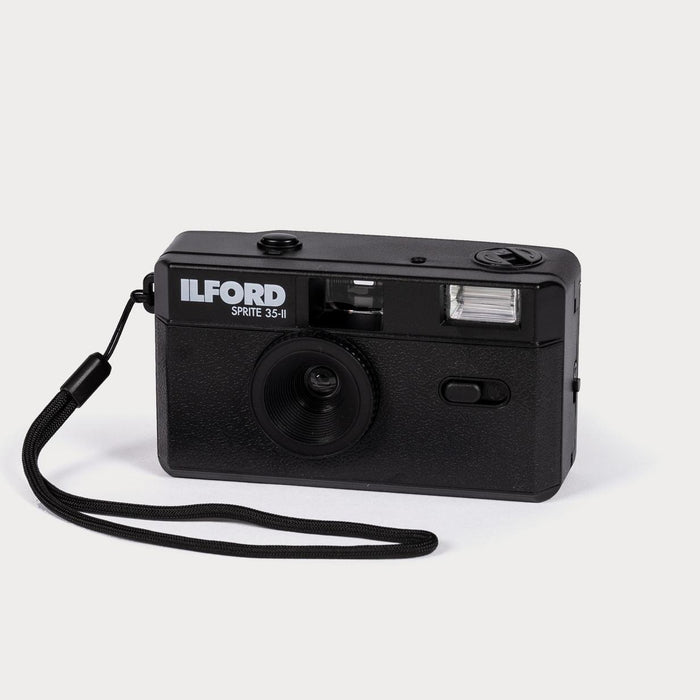 ILFORD Sprite 35-II Camera - Black & Silver and Black